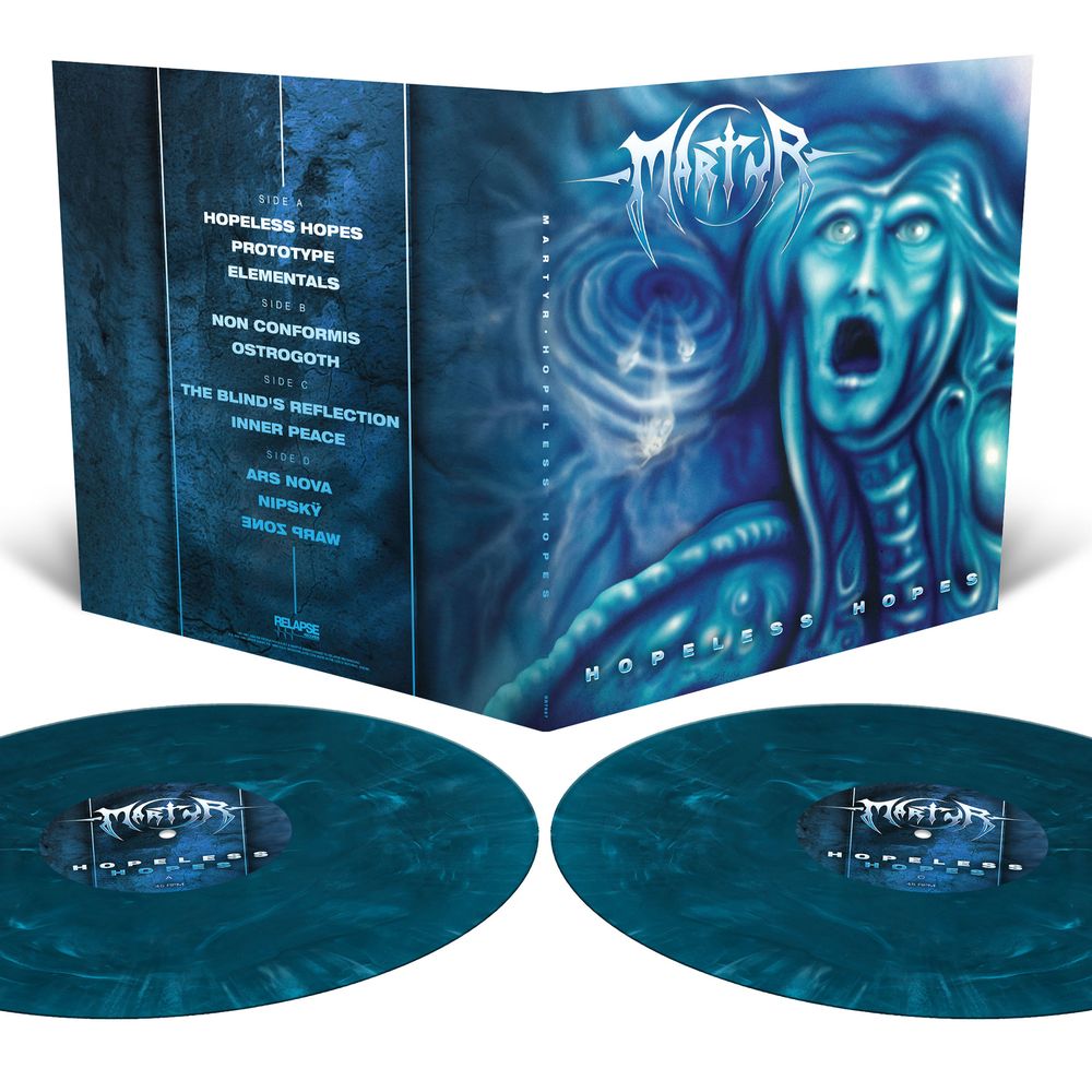 the album cover for Martyr - Hopeless Hopes [Blue Marble]