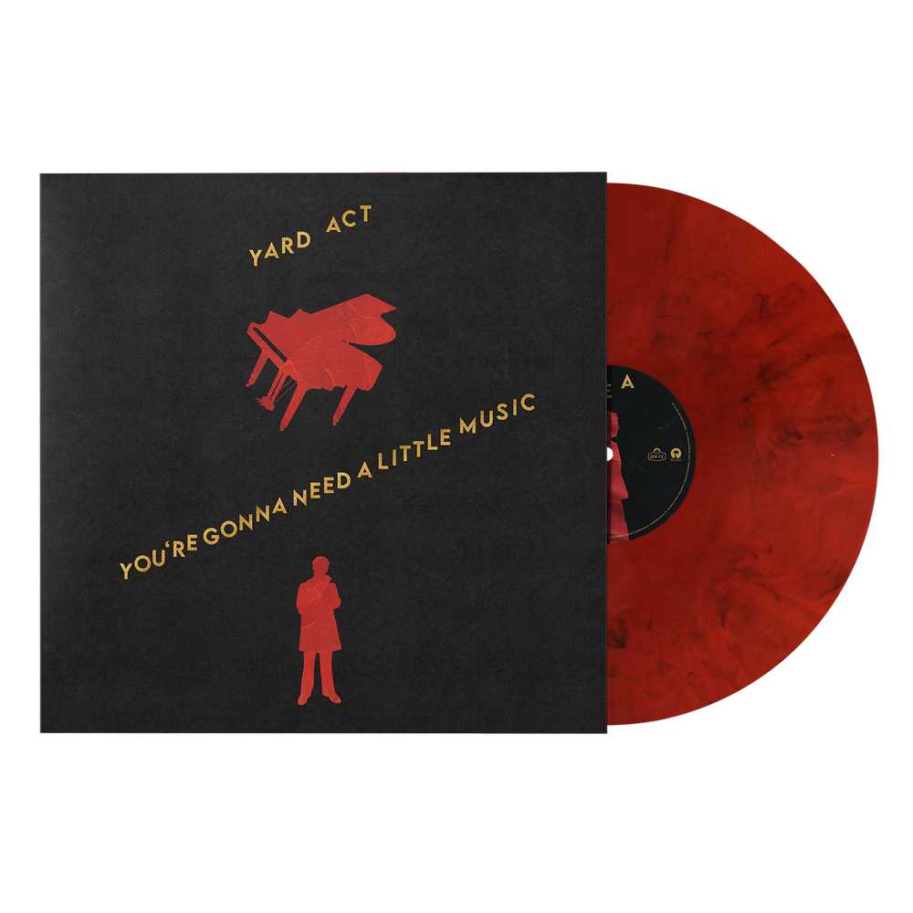 the album cover for Yard Act - You're Gonna Need A Little Music [Indie Exclusive Red Smoke]