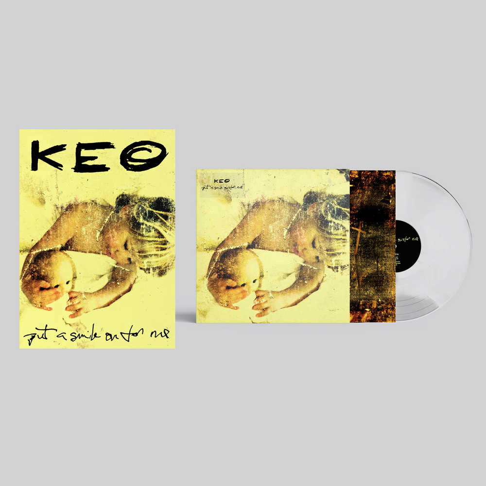 the album cover for Keo - Put A Smile On For Me [Indie Exclusive Crystal Clear]