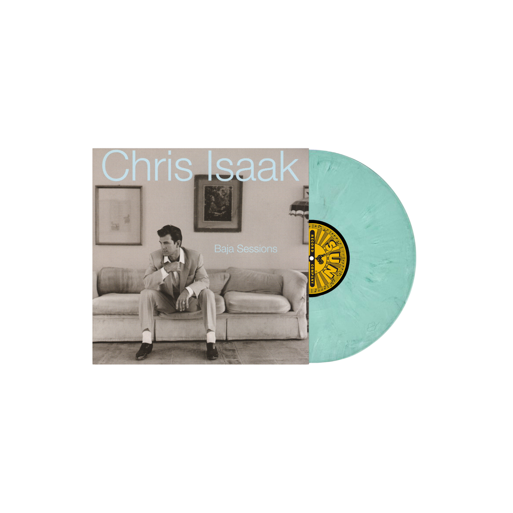 the album cover for Chris Isaak - Baja Sessions [RSD Essential - Baja Blue]