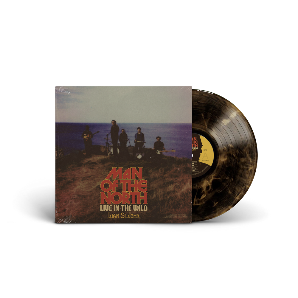 the album cover for Liam St. John - Man Of The North (Live In The Wild) [Earth]