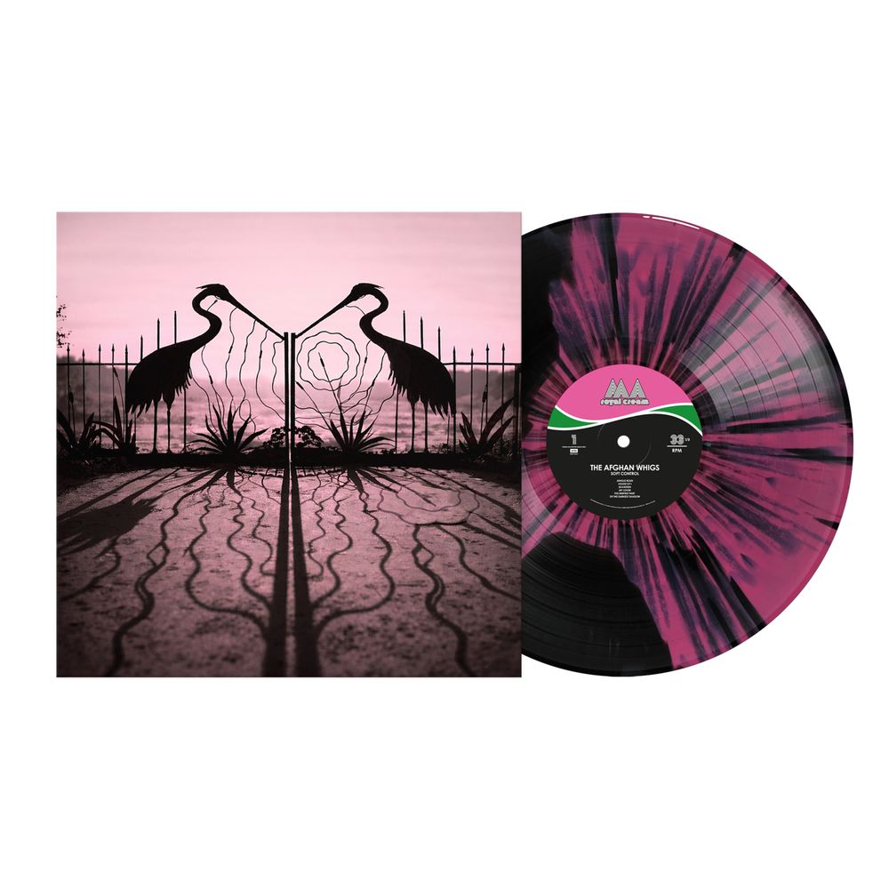 the album cover for Afghan Whigs - Soft Control [Indie Exclusive Pink/Black Smush Splatter]