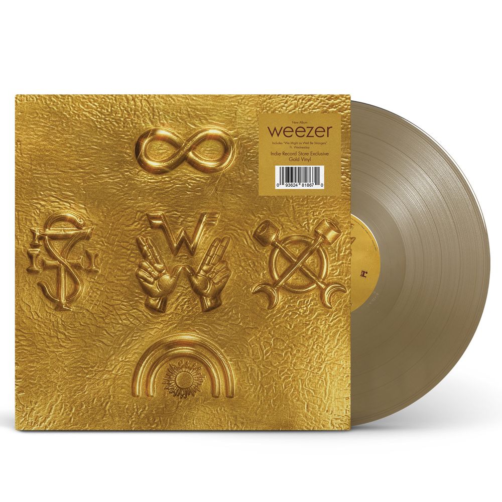the album cover for Weezer - Weezer - [Indie Exclusive Gold]