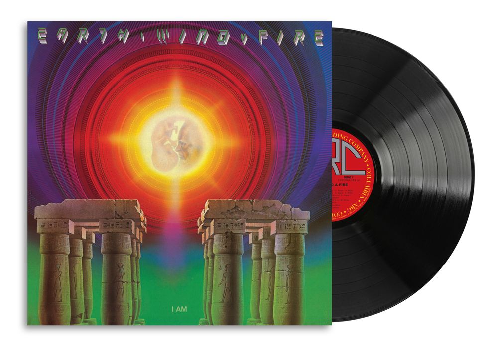 the album cover for Earth, Wind & Fire - I Am