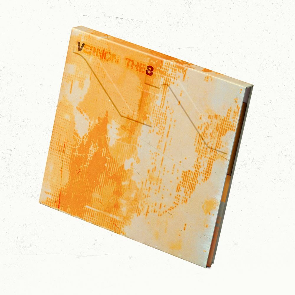 the album cover for THE 8, VERNON - V8 1st Mini Album 'V8' [REV Ver.]