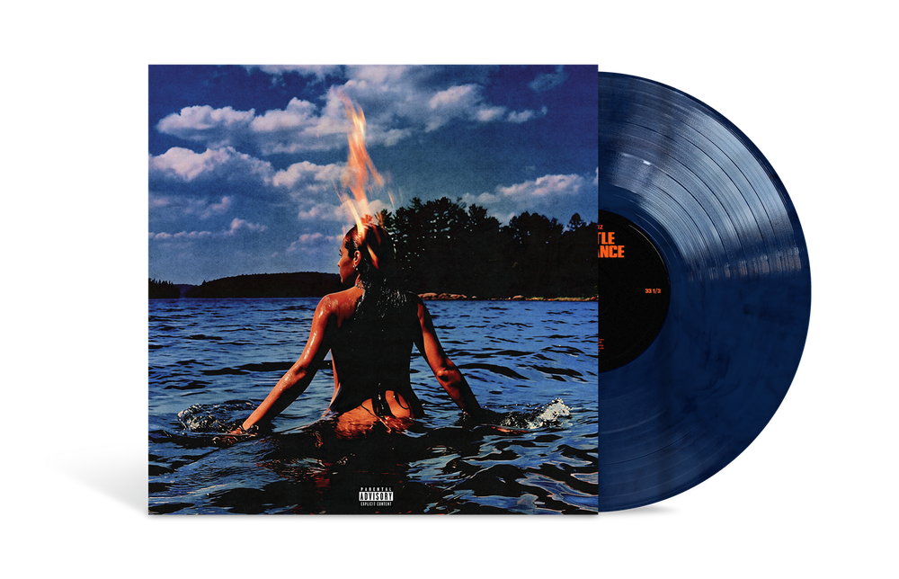 the album cover for Jessie Reyez - A LITTLE VENGEANCE [Blue with Alternate Cover and Poster]