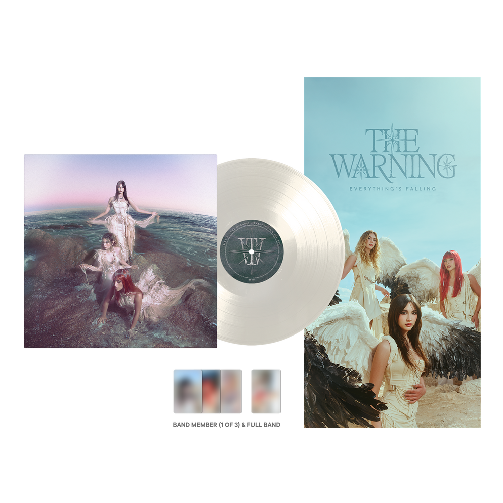 the album cover for The Warning - Everything's Falling [Feather]