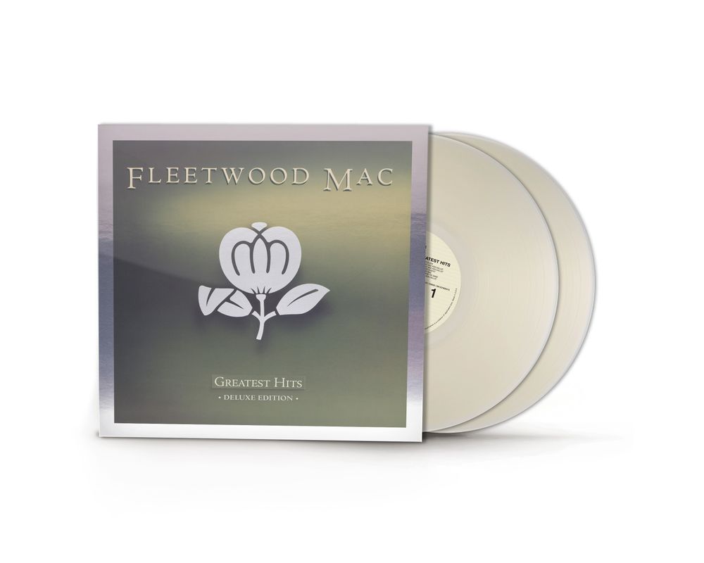 the album cover for Fleetwood Mac - Greatest Hits - Deluxe Edition [Indie Exclusive Translucent White]