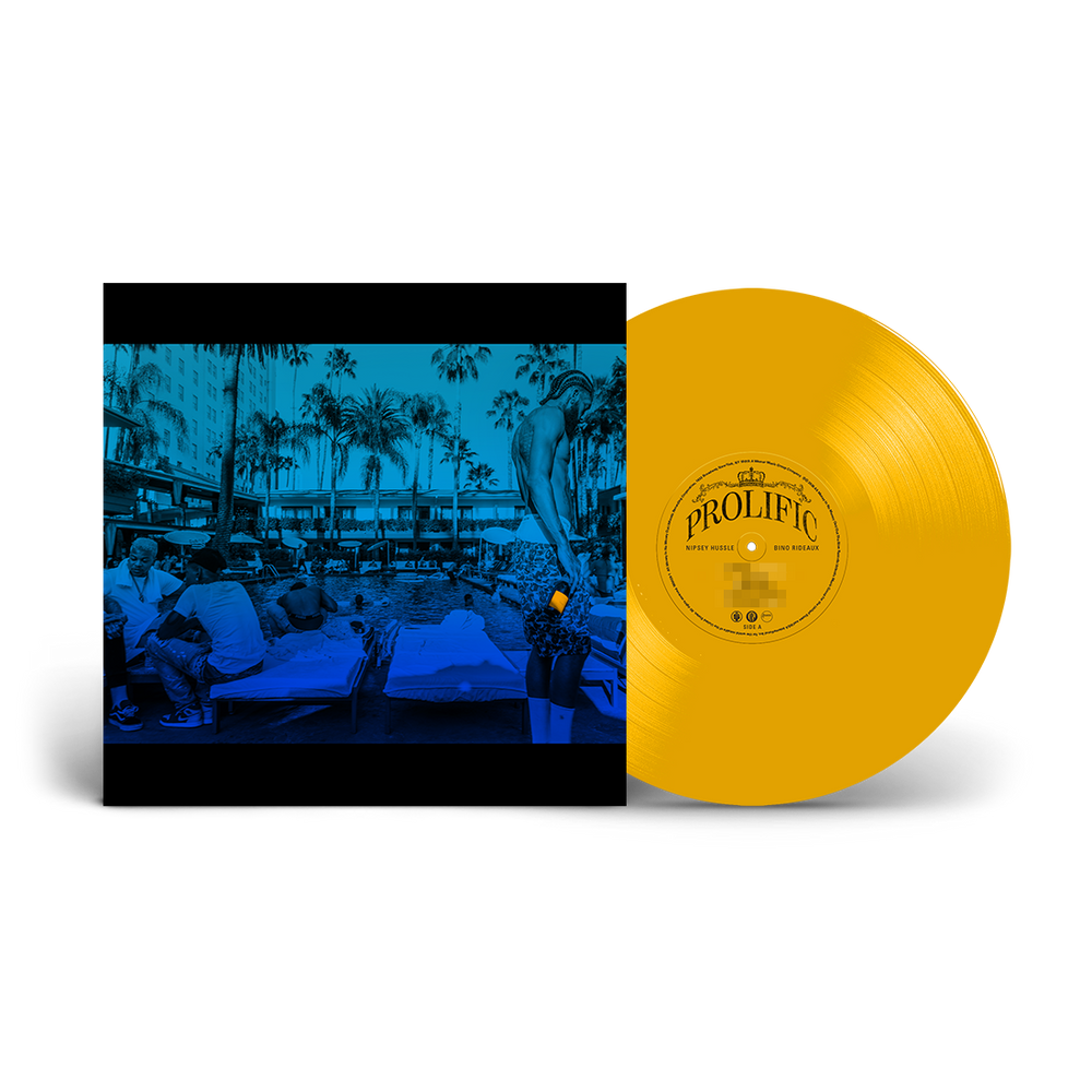 the album cover for Nipsey Hussle & Bino Rideaux - PROLIFIC [Indie Exclusive Canary Yellow]