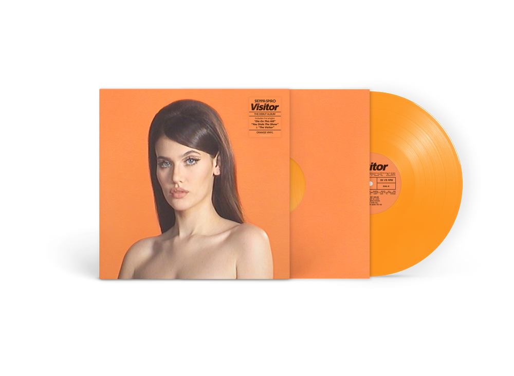 the album cover for Sienna Spiro - Visitor [Tangerine]