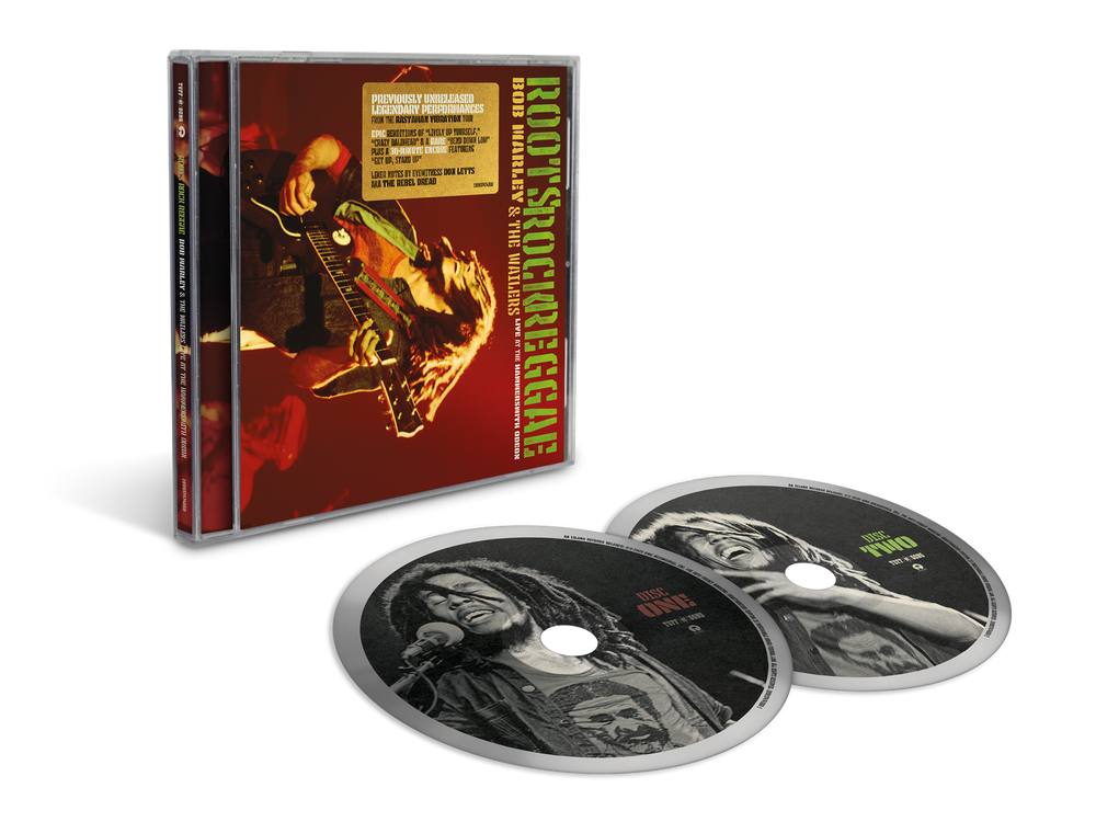 the album cover for Marley, Bob & the Wailers - Roots Rock Reggae: Live At The Hammersmith Odeon