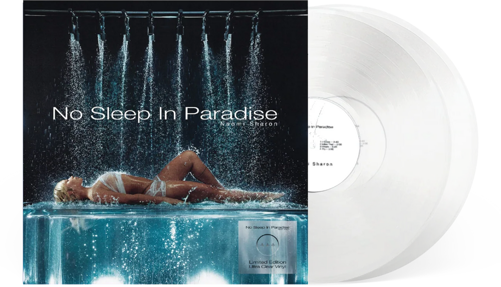 the album cover for Naomi Sharon - No Sleep In Paradise