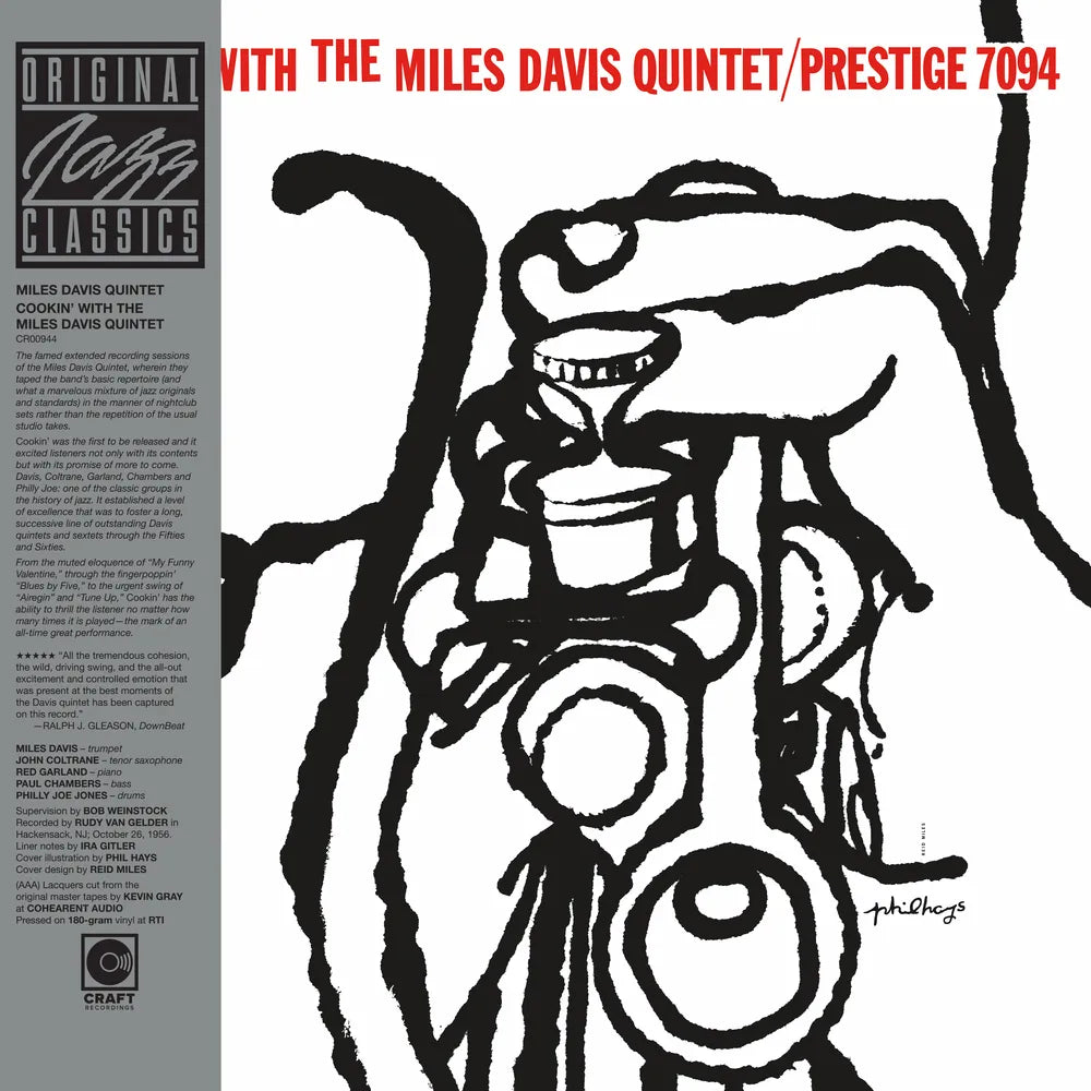 the album cover for The Miles Davis Quintet - Cookin' With The Miles Davis Quintet - 2026 Original Jazz Classics [180g with tip-on jacket + obi]