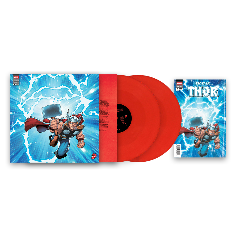 the album cover for The Rolling Stones - Foreign Tongues (Marvel Collector's Series) [Thor]
