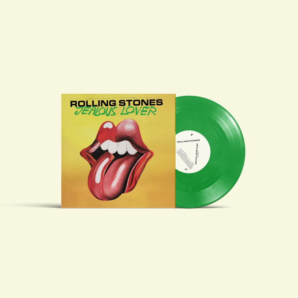 the album cover for The Rolling Stones - Jealous Lover [Green]