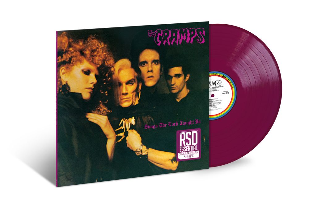 the album cover for The Cramps - Songs The Lord Taught Us [RSD Essential - Garbageman Grape]
