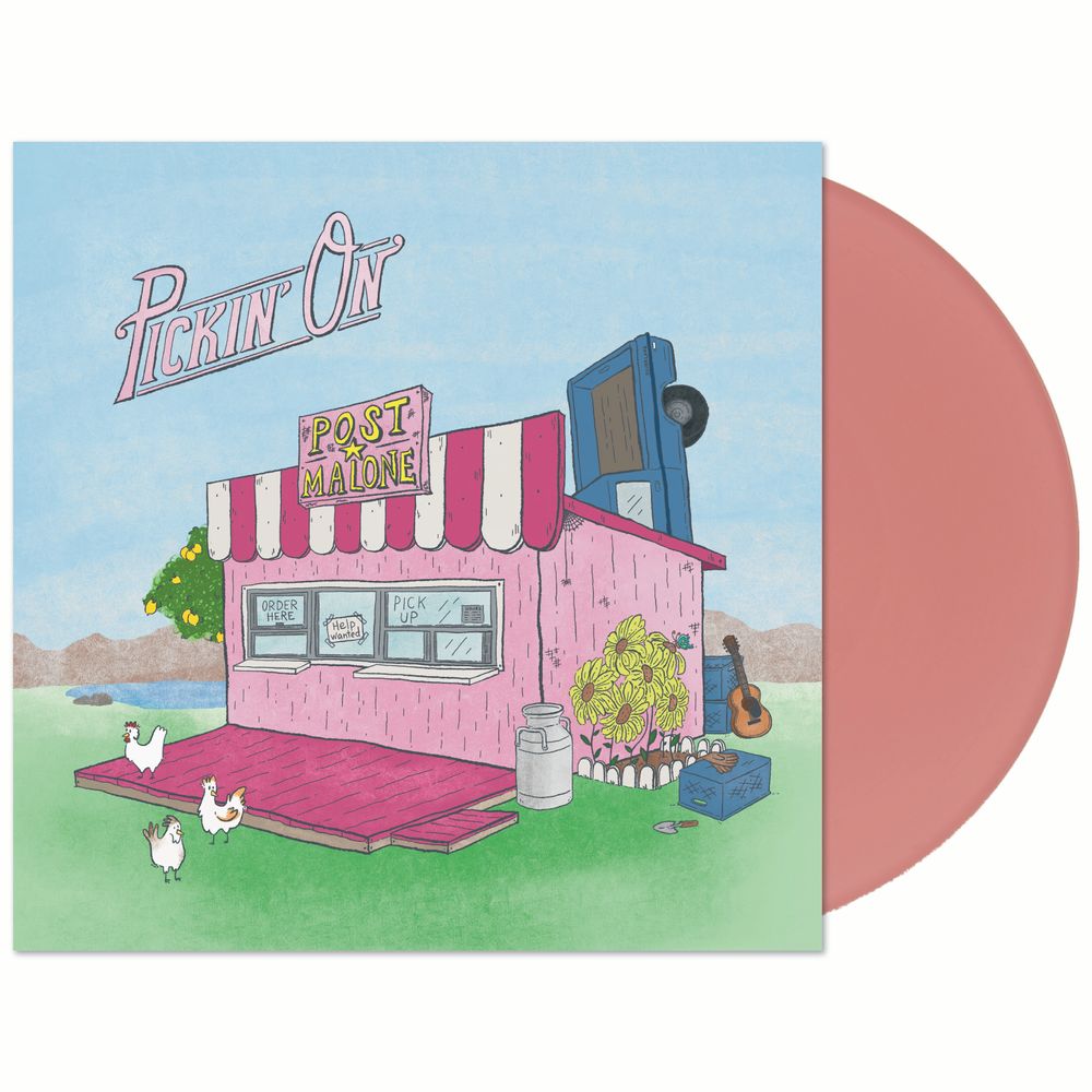 the album cover for Pickin' On - Post Malone [Indie Exclusive Pink]