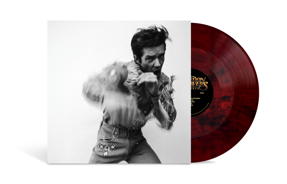 the album cover for Brandon Flowers - THRASHER [Ground Red]
