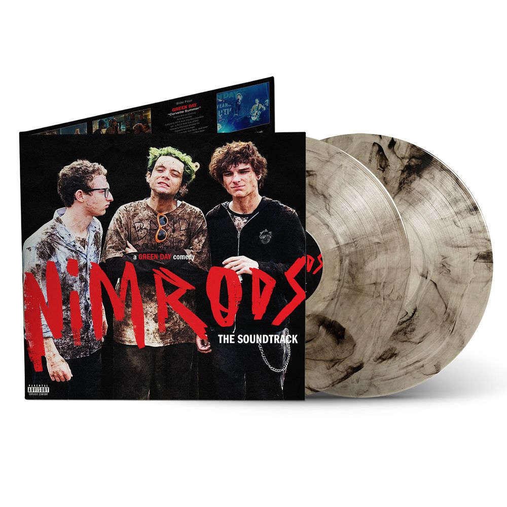 the album cover for Green Day - Nimrods Original Soundtrack [Indie Exclusive Woodstock Mud]