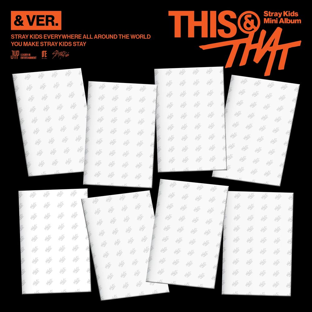 the album cover for Stray Kids - THIS & THAT [& VER.]