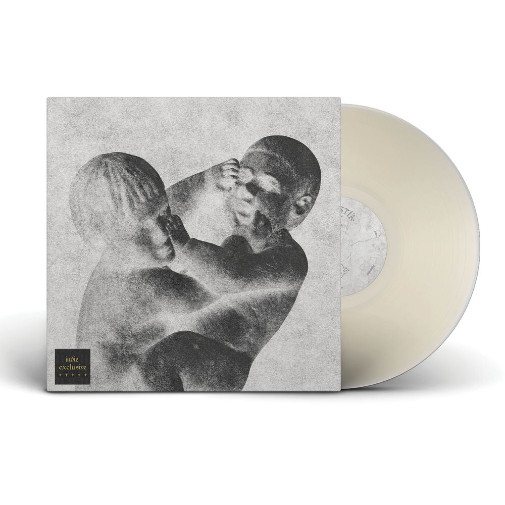 the album cover for Peso Pluma - DINASTÍA - DELUXE [Indie Exclusive Translucent Milky Clear]