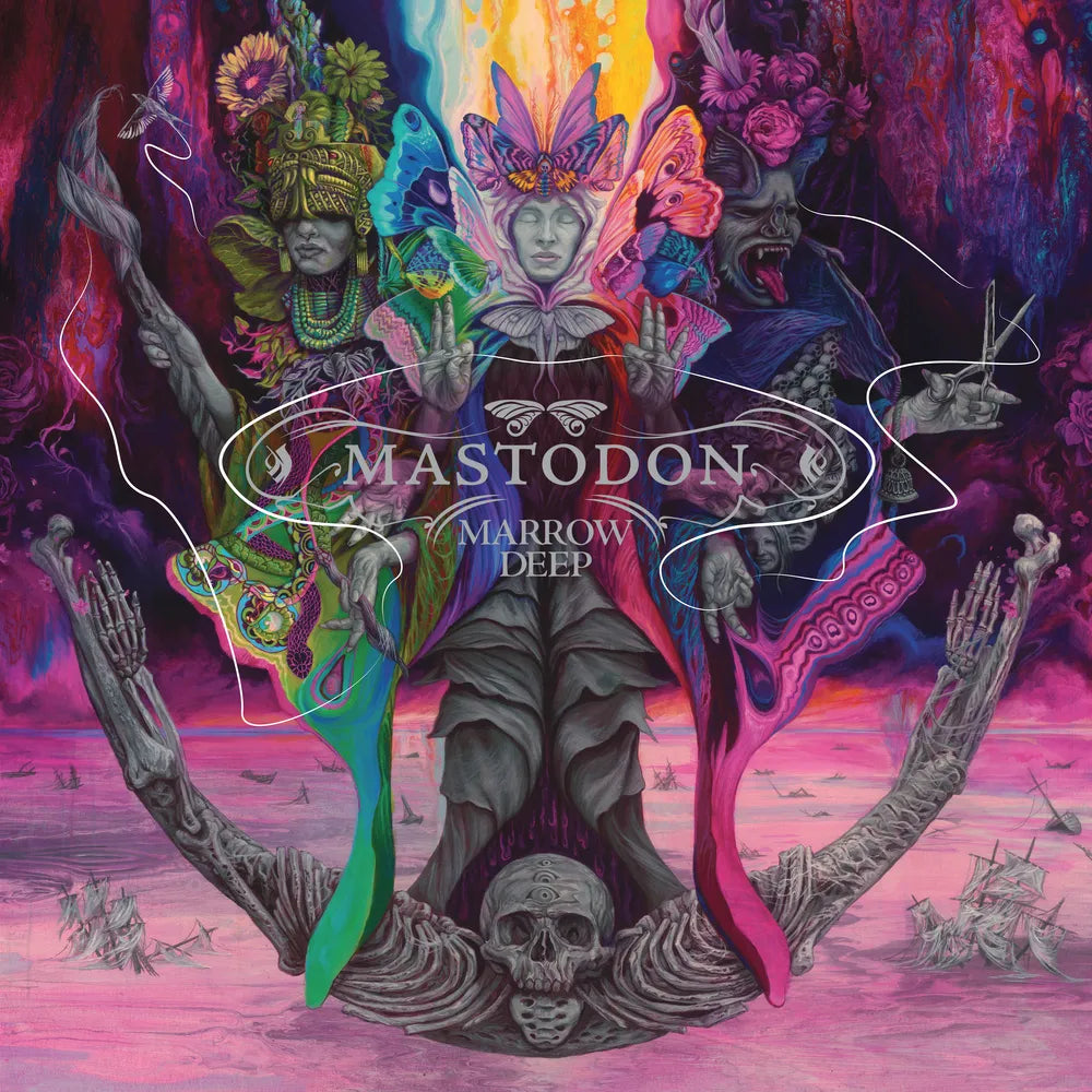 the album cover for Mastodon - Marrow Deep [Indie Exclusive Coke Bottle Clear]