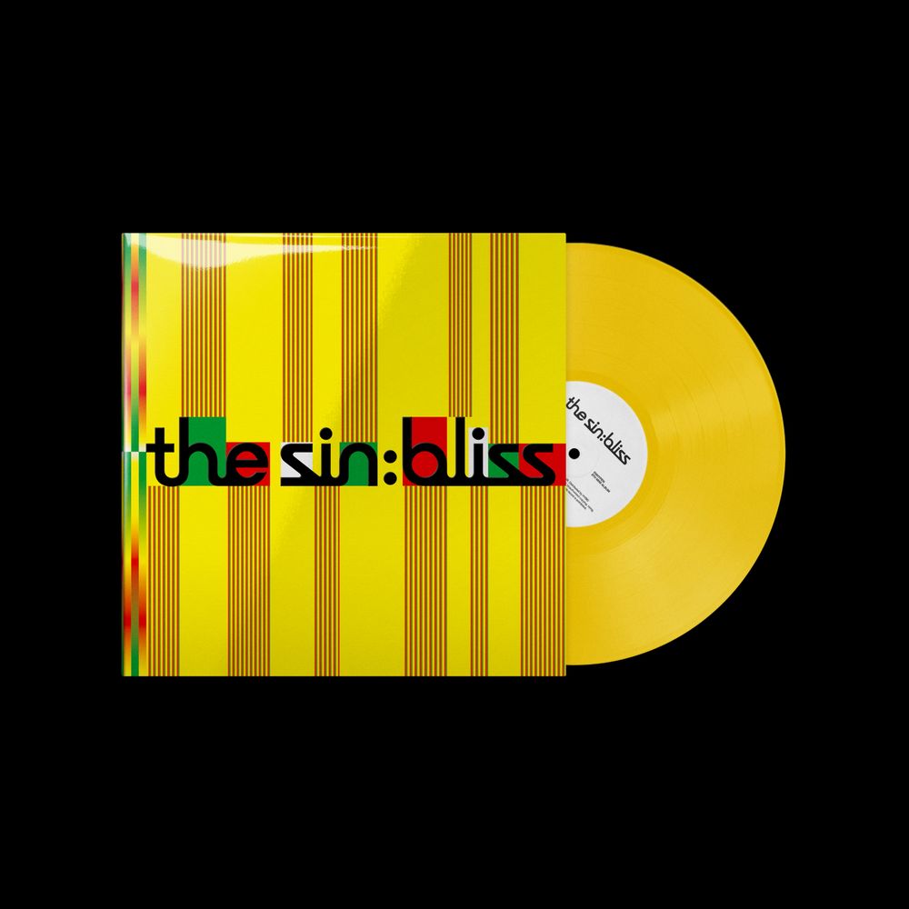 the album cover for ENHYPEN - THE SIN : BLISS [Indie Exclusive Canary Yellow]