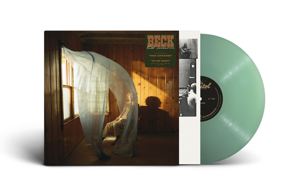 the album cover for Beck - Ride Lonesome [Indie Exclusive Vintage Green]