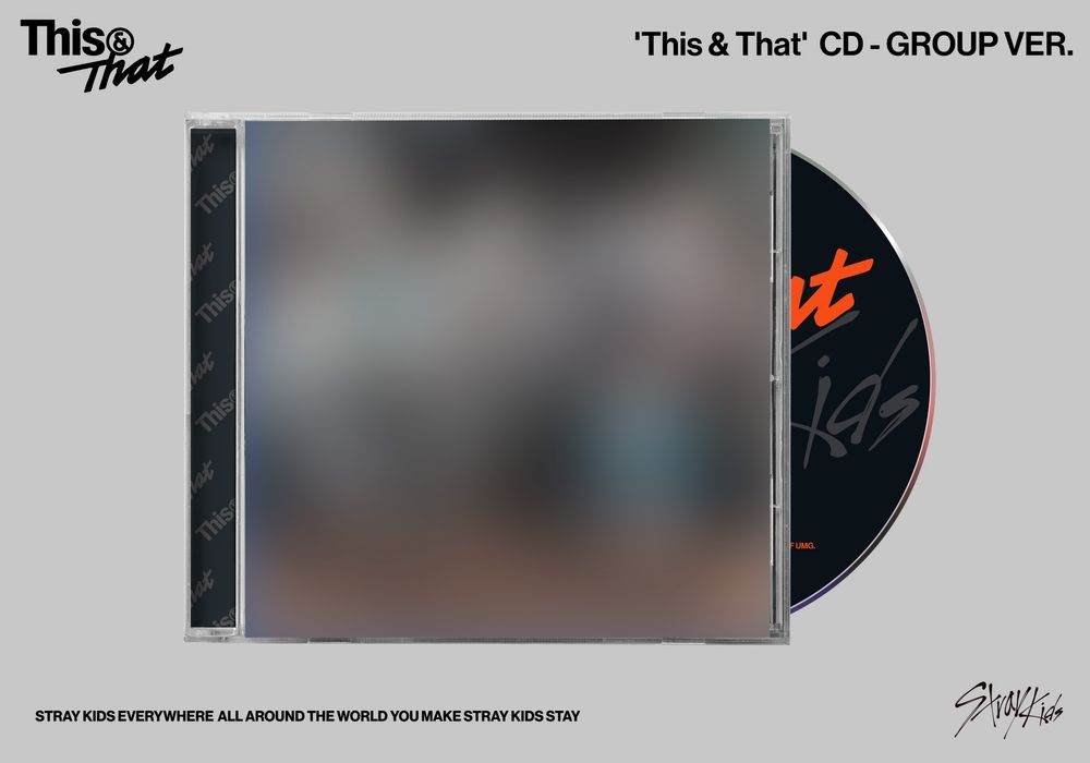 the album cover for Stray Kids - This & That [Group Ver.]