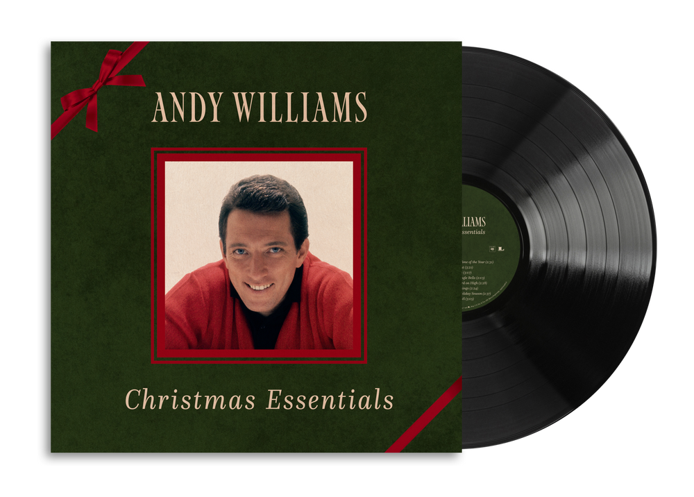 the album cover for Andy Williams - Christmas Essentials