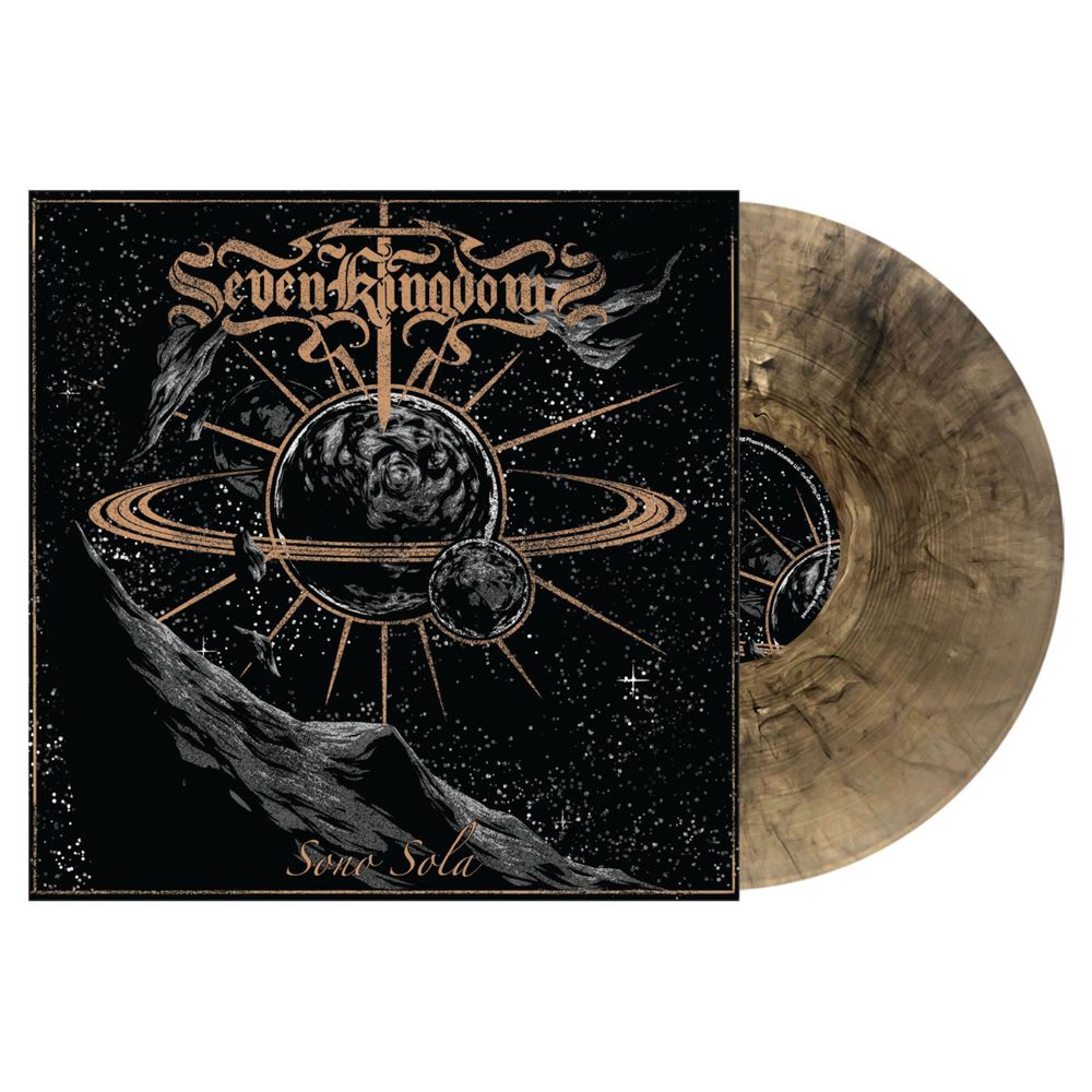 the album cover for Seven Kingdoms - Sono Sola [Gold and Black Marble]