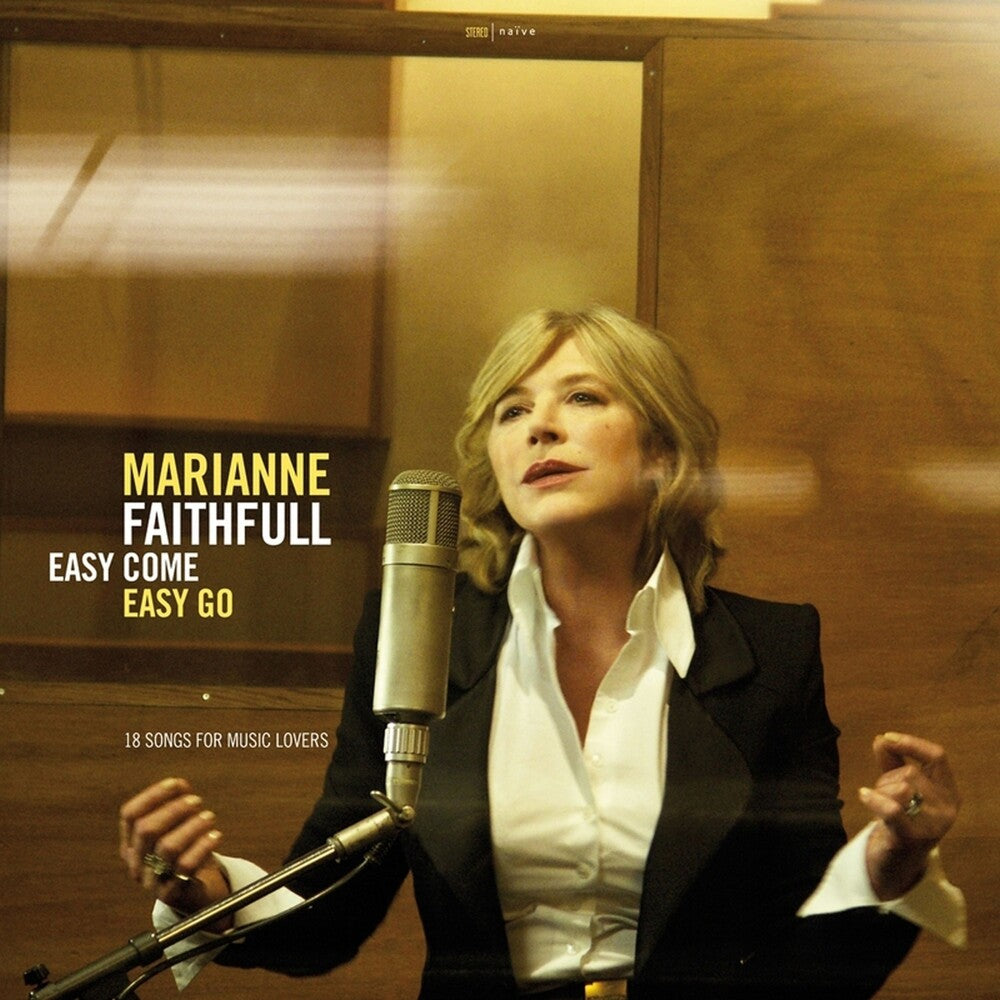 the album cover for Marianne Faithfull - Easy Come Easy Go - White [Colored Vinyl] (Gate) [180 Gram]