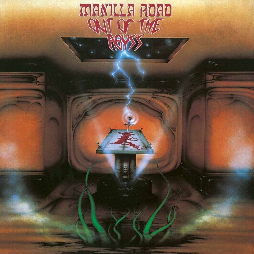 the album cover for Manilla Road - Out Of The Abyss [Colored Vinyl]