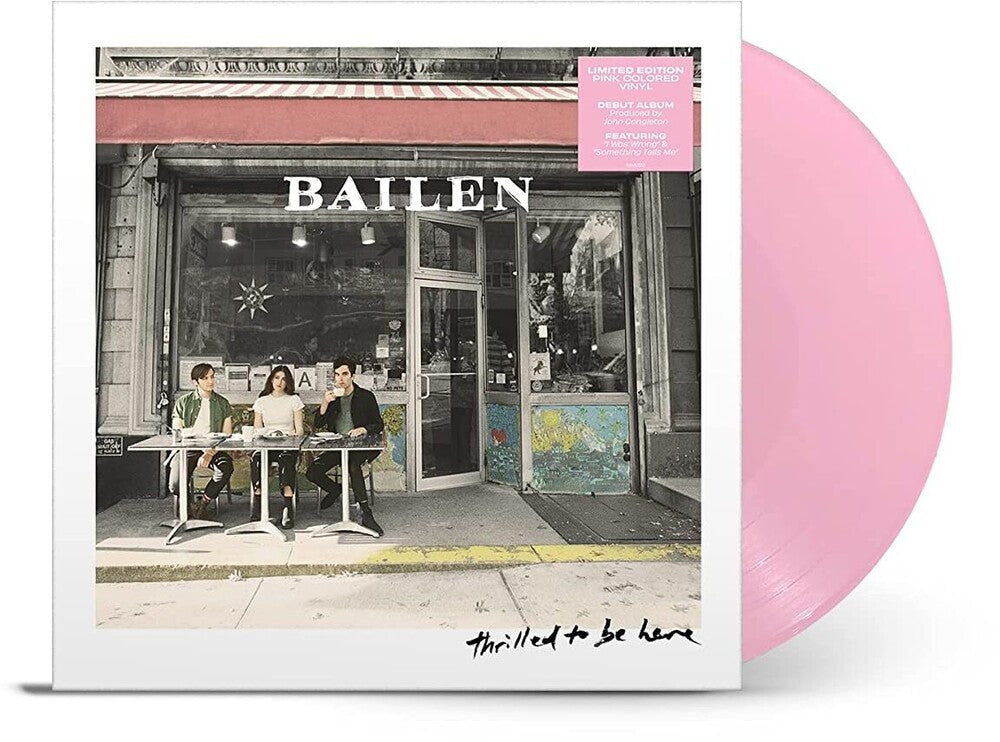 the album cover for Bailen - Thrilled To Be Here [Baby Pink LP]