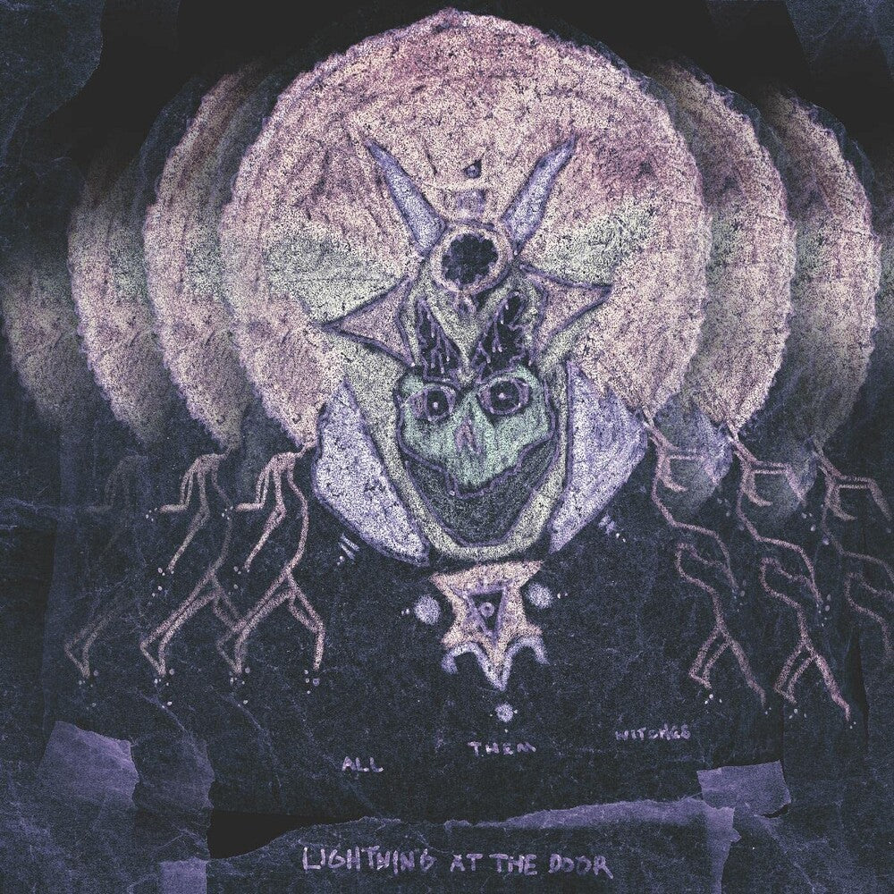 the album cover for All Them Witches - Lightning At The Door