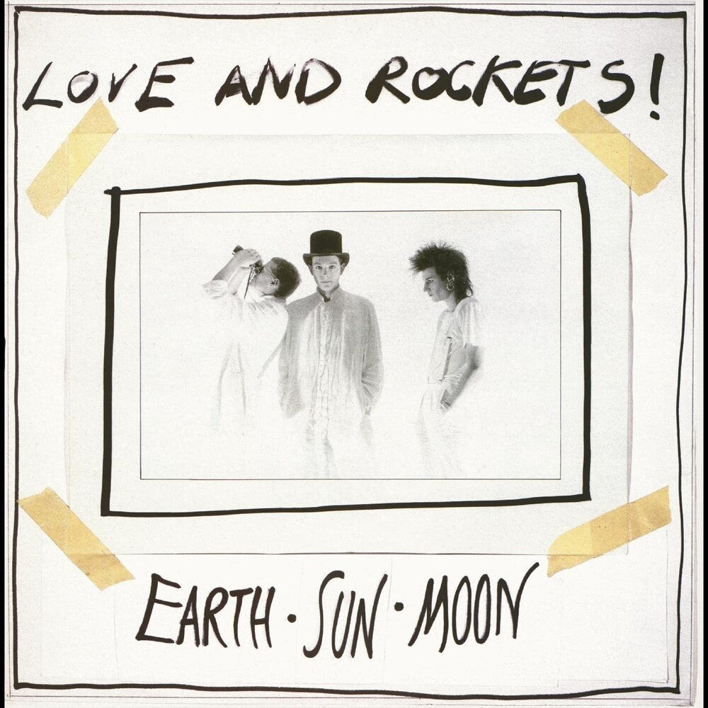 the album cover for Love And Rockets - Earth Sun Moon