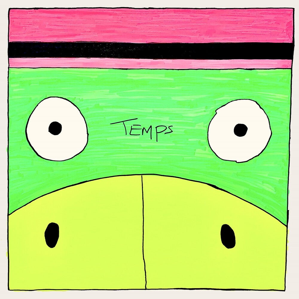 the album cover for Temps - Party Gator Purgatory - Fluorescent Pink & Green