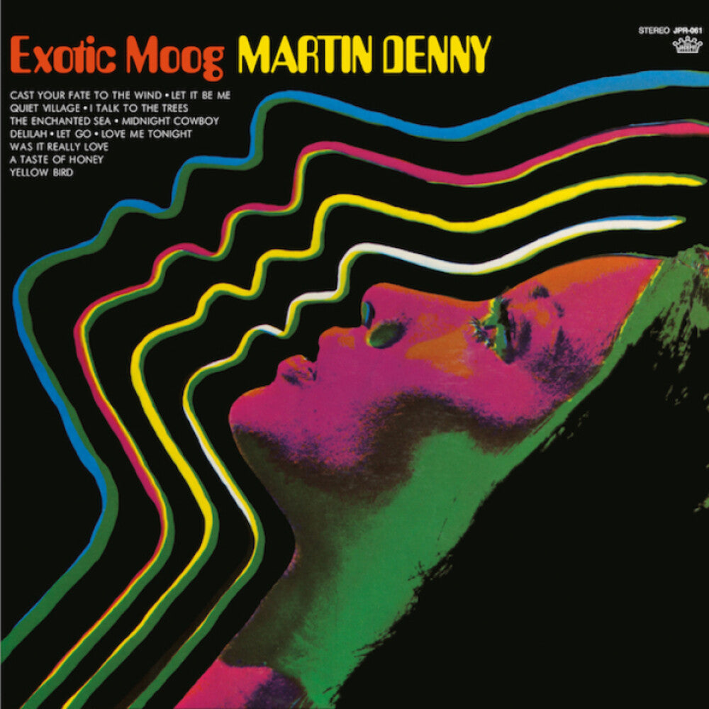 the album cover for Martin Denny - Exotic Moog