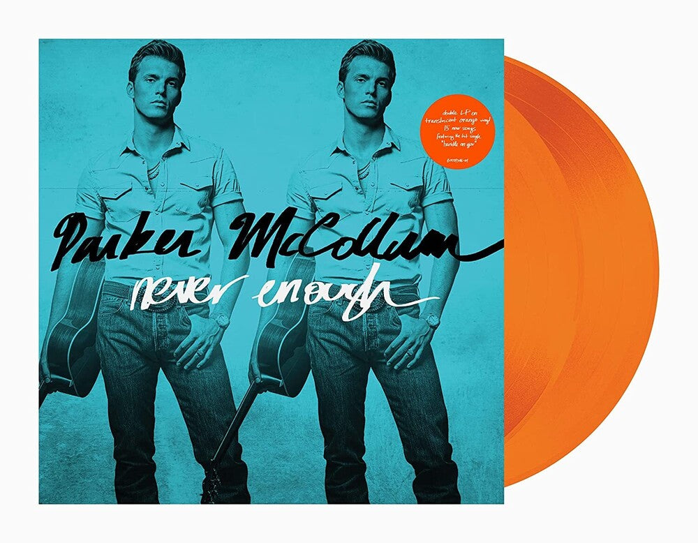 the album cover for Parker McCollum - Never Enough [Orange 2LP]