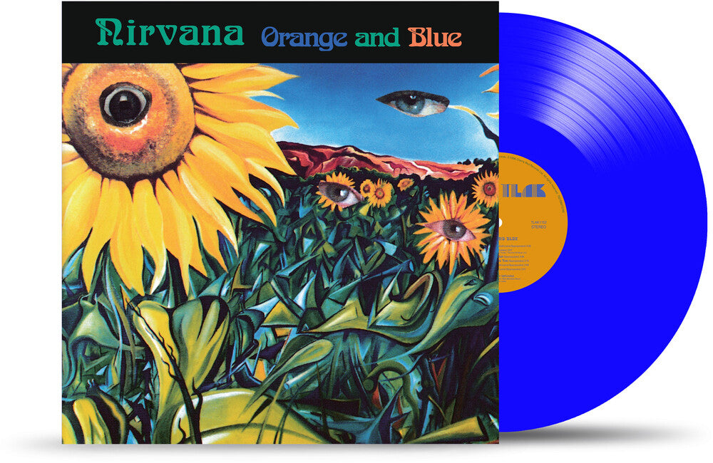 the album cover for Nirvana - Orange & Blue - Blue (Blue) [Colored Vinyl] [Reissue]