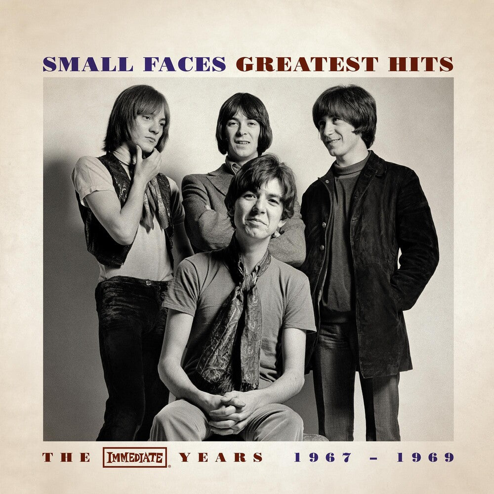 the album cover for Small Faces - Greatest Hits - The Immediate Years 1967-1969 [Limited Edition Red LP]