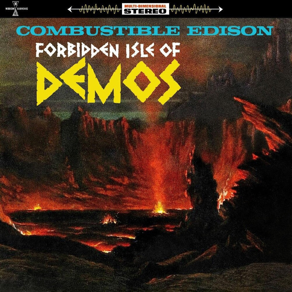 the album cover for Combustible Edison - Forbidden Isle Of Demos