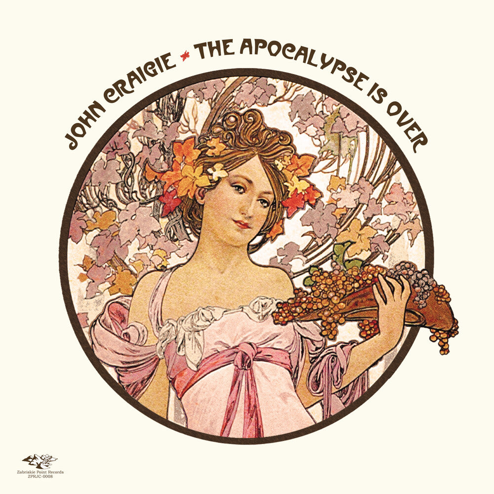 the album cover for John Craigie - Apocalypse Is Over [Indie Exclusive] Pearl-Marbled [Colored Vinyl]