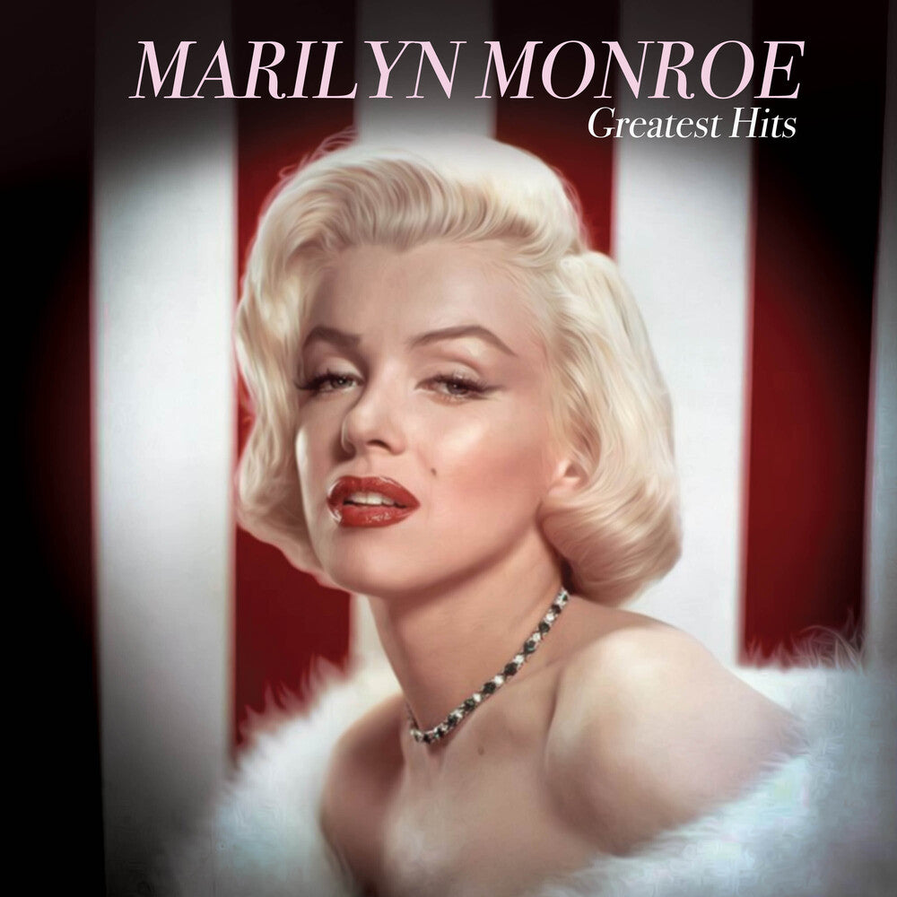 the album cover for Marilyn Monroe - Greatest Hits - Pink/Purple Splatter [Colored Vinyl] (Gate)