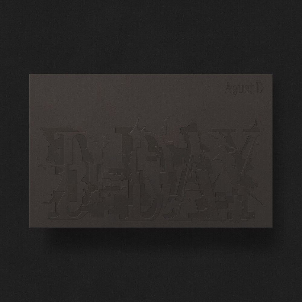 the album cover for Agust D (SUGA of BTS) - D-DAY [VERSION 02]