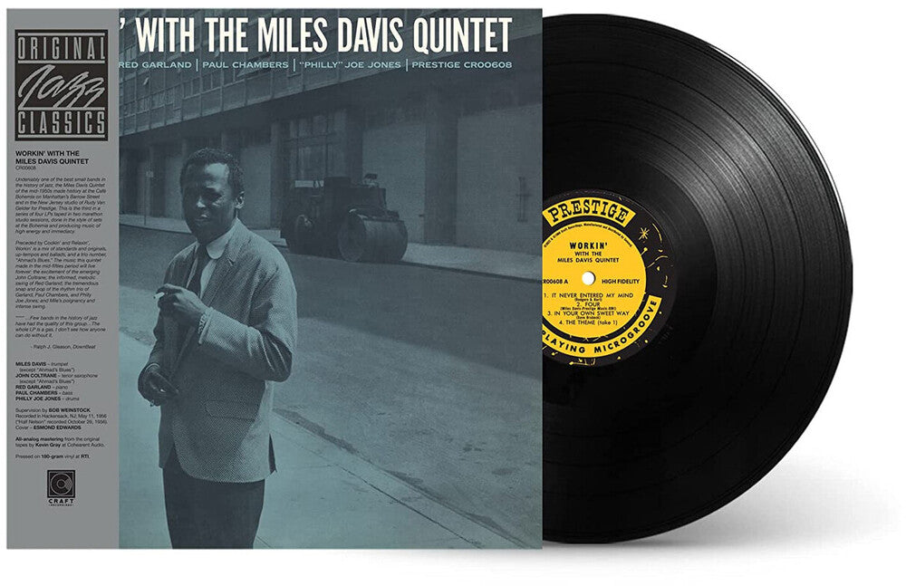 the album cover for The Miles Davis Quintet - Workin' With The Miles Davis Quintet (Original Jazz Classics Series) [LP]