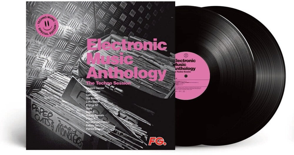 the album cover for Electronic Music Anthology: Techno Sessions / Var - Electronic Music Anthology: Techno Sessions / Various