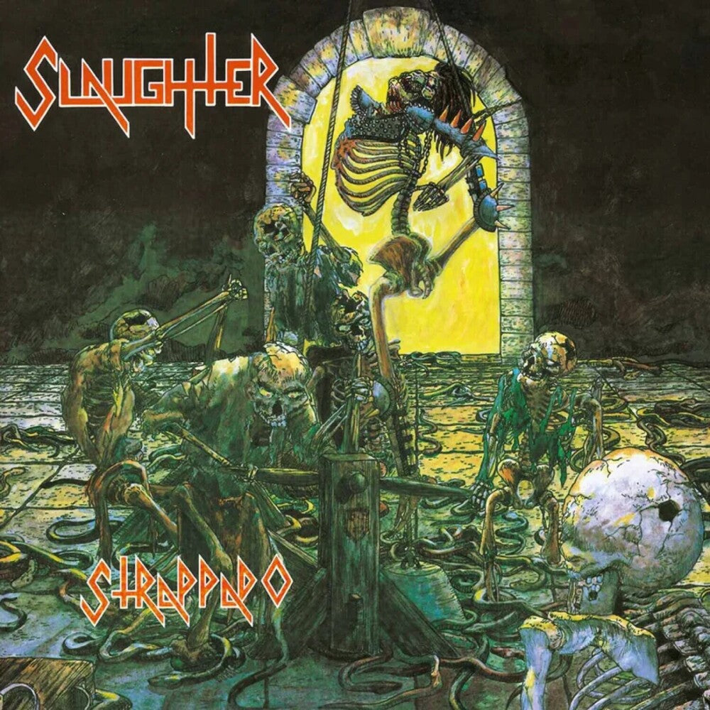 the album cover for Slaughter - Strappado - Swamp Green [Colored Vinyl] (Grn)