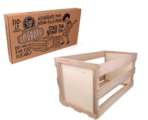 Vinyl Styl Vsrs04 Original LP Crate 100 Cap Wood - Vinyl Styl Vsrs04 Original Lp Crate 100 Cap Wood [Vinyl Accessories]