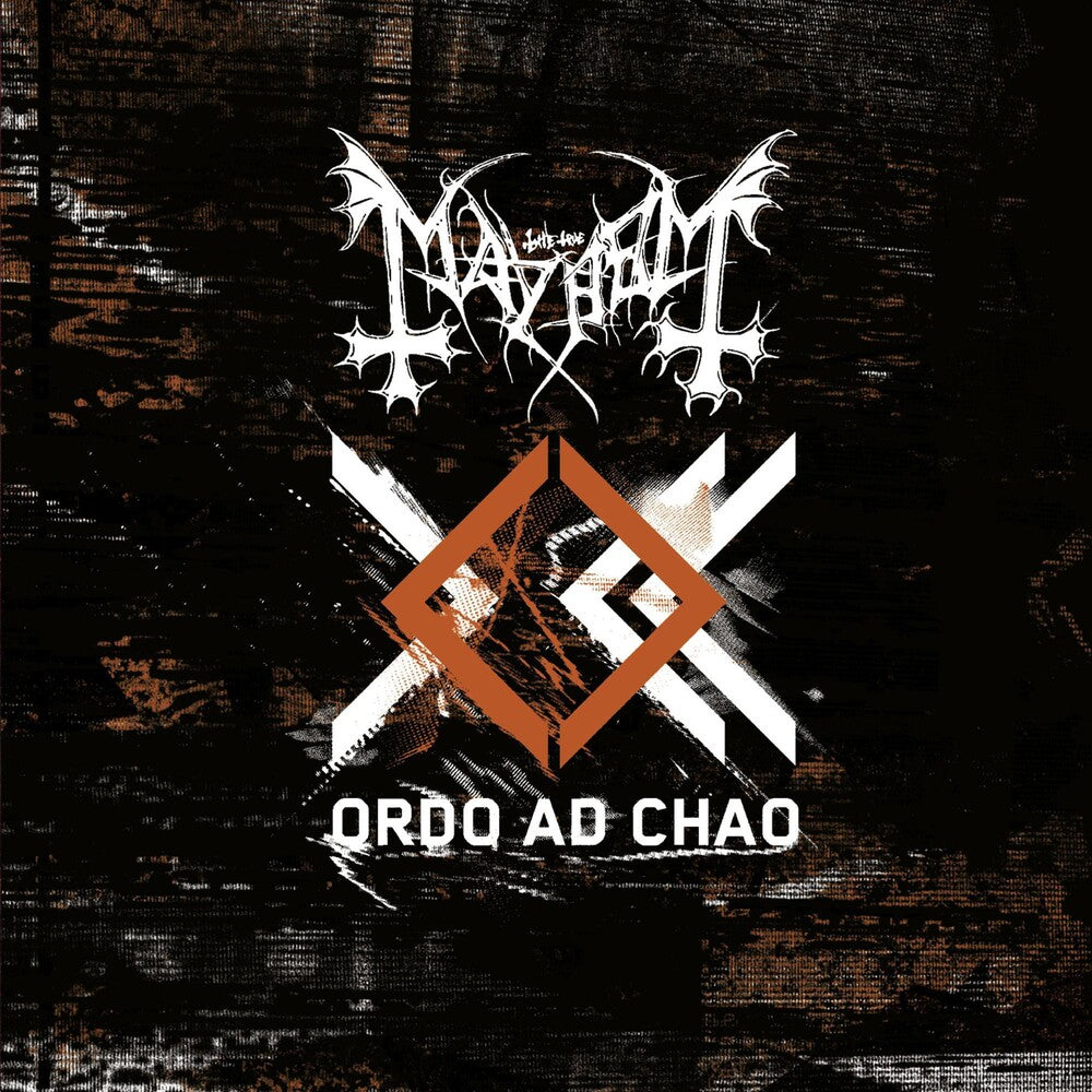 the album cover for Mayhem - Ordo Ad Chao [Colored Vinyl] (Gate) [Limited Edition] (Red) (Ylw)